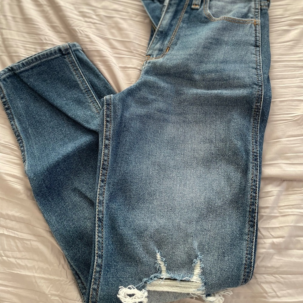 High rise mom jeans
